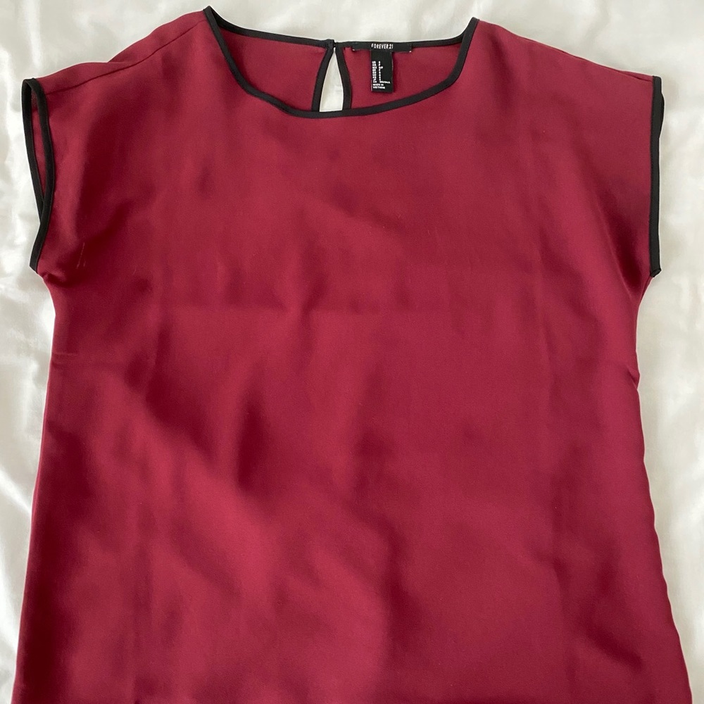 Burgundy Blouse. Never worn